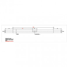 185.1-AA-003 - Brush Oscillation Shaft (Right-Hand Side) 185.1-AA-003 - Brush Oscillation Shaft (Right-Hand Side)